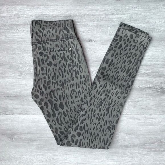 James Jeans Denim - Twiggy Leopard Skinny Jeans 26
